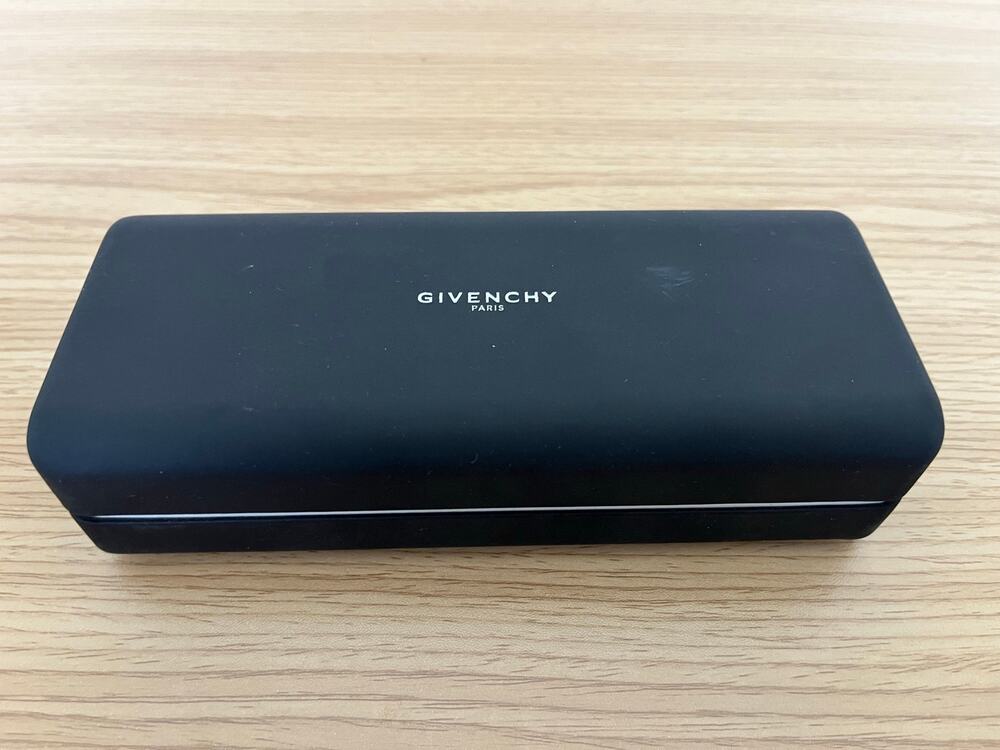 Givenchy Black Hard Shell Eyeglass Sunglasses Case Velvet Lined Replacement Case